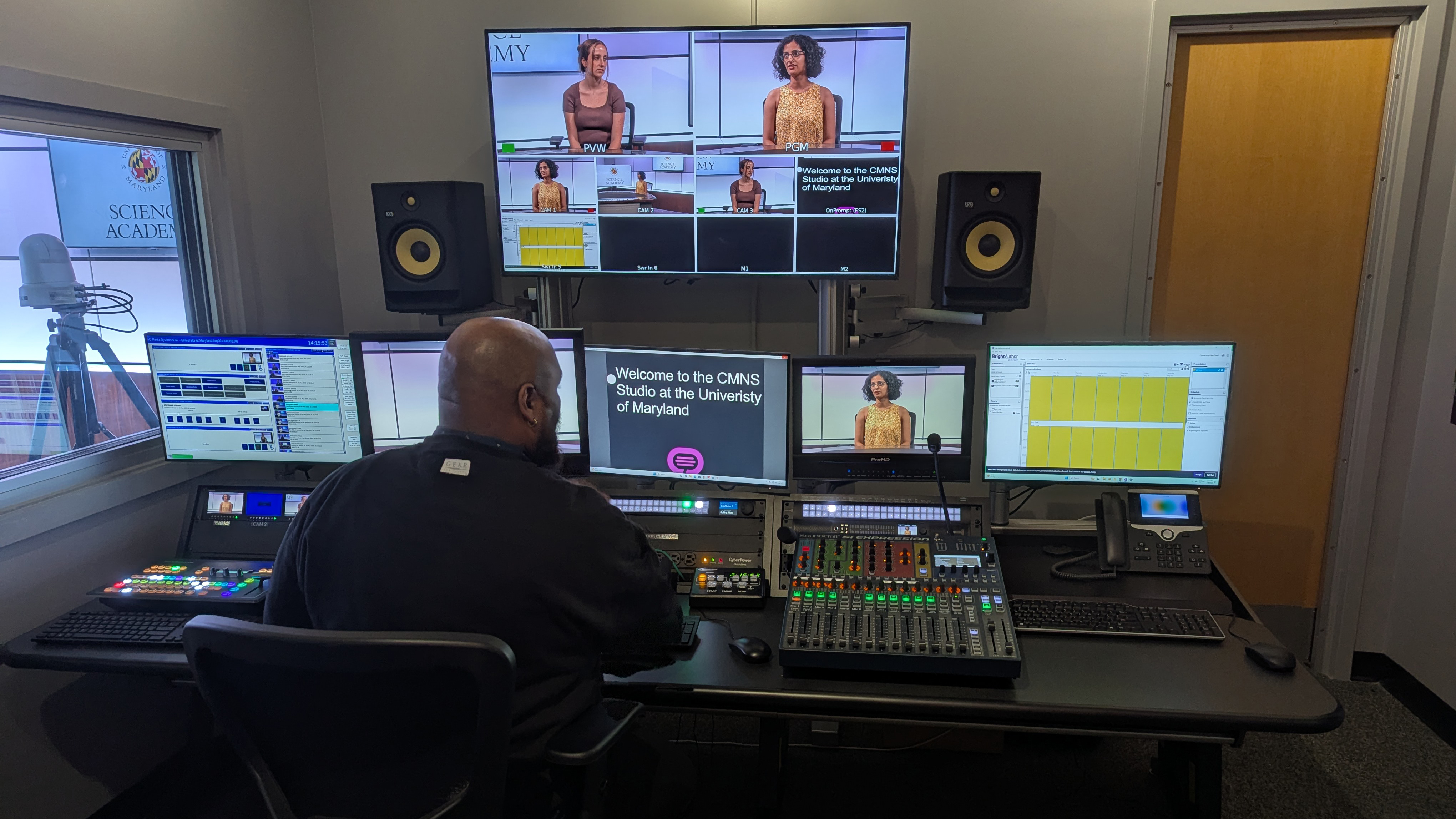 Producer in the CMNS studio