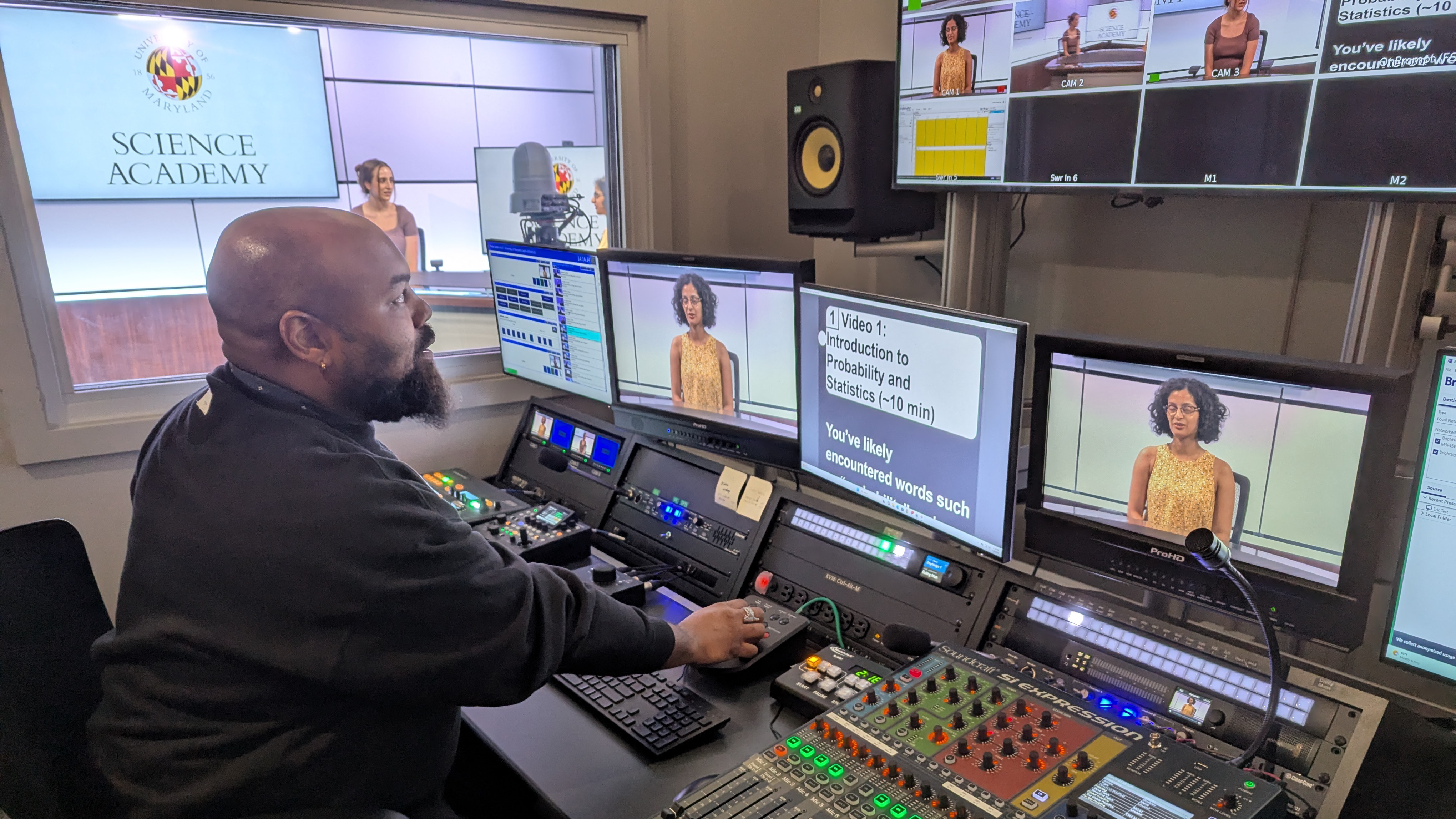 Producer in the CMNS studio