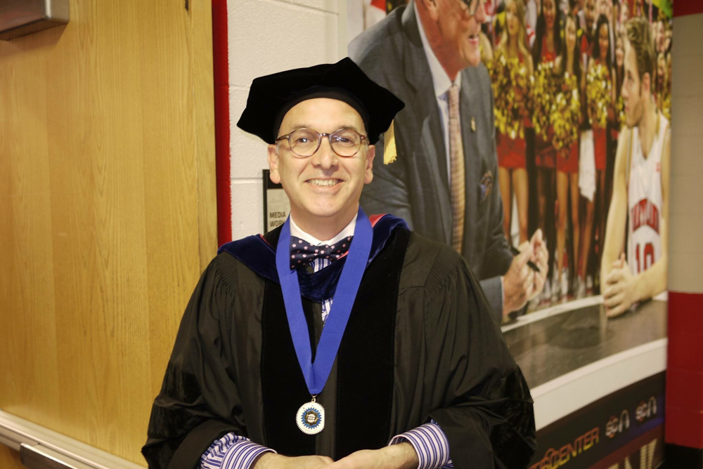 Robert Bob Infantino at a CMNS Commencement Ceremony