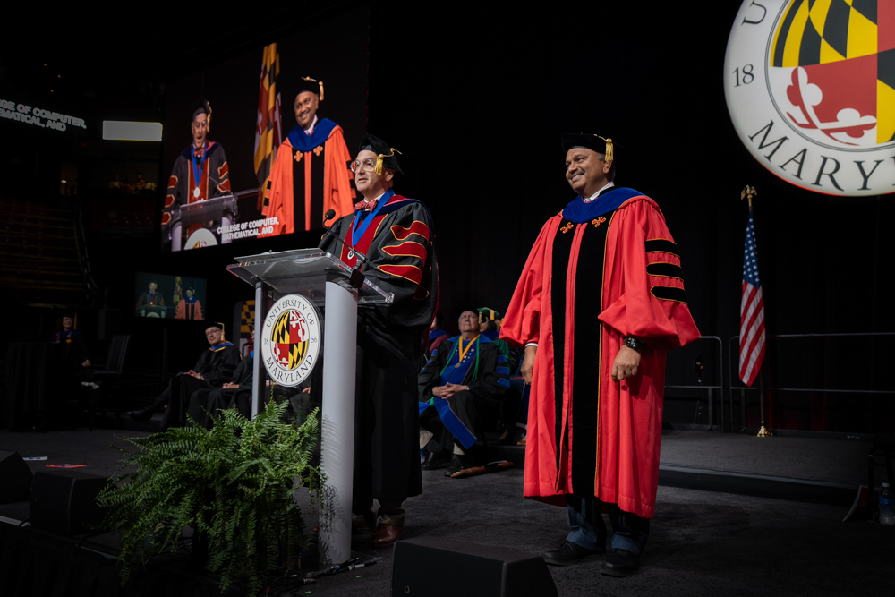 Robert Bob Infantino at a CMNS Commencement Ceremony