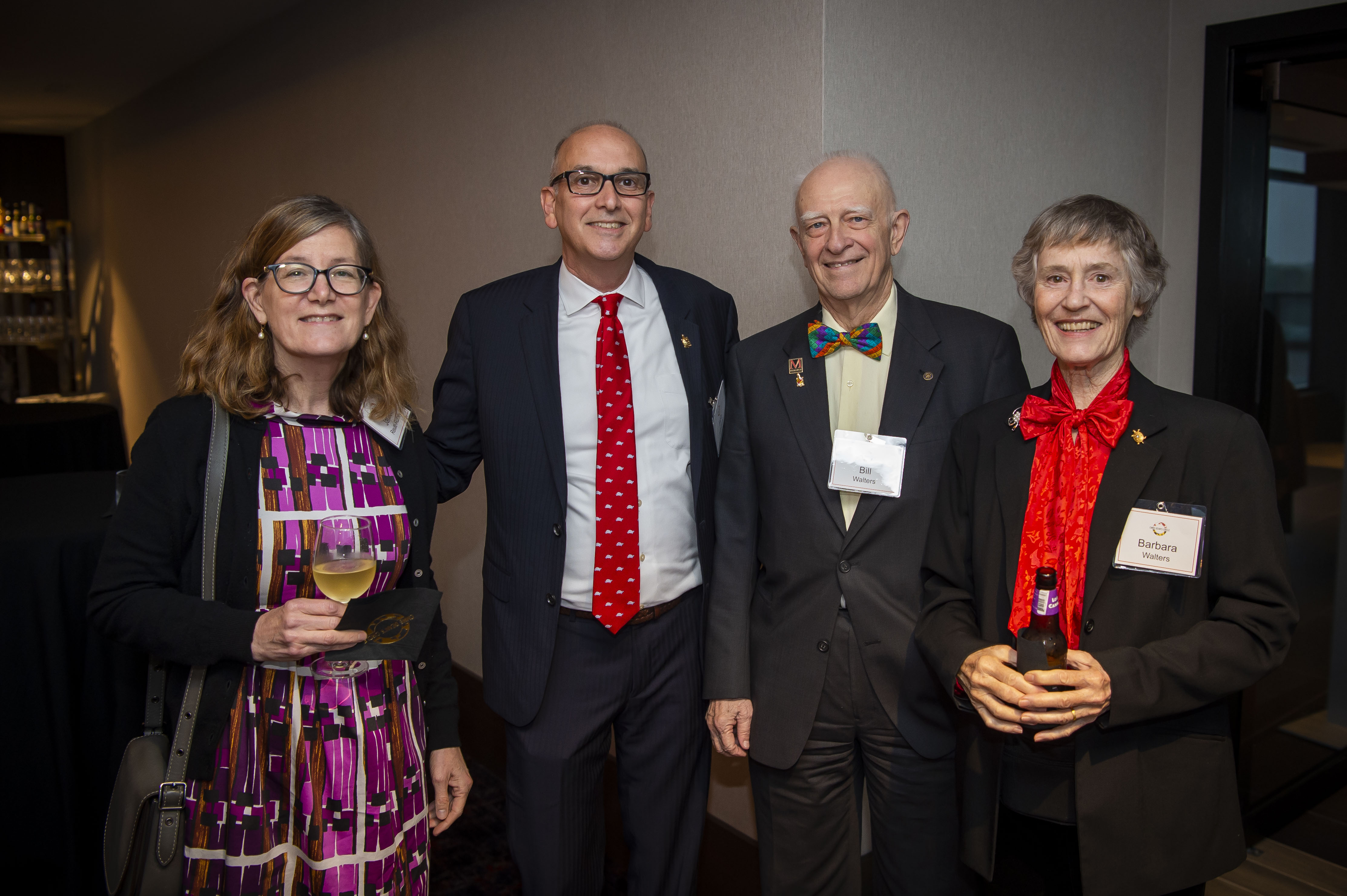 Robert Bob Infantino with colleagues at a CMNS Dean's Circle event