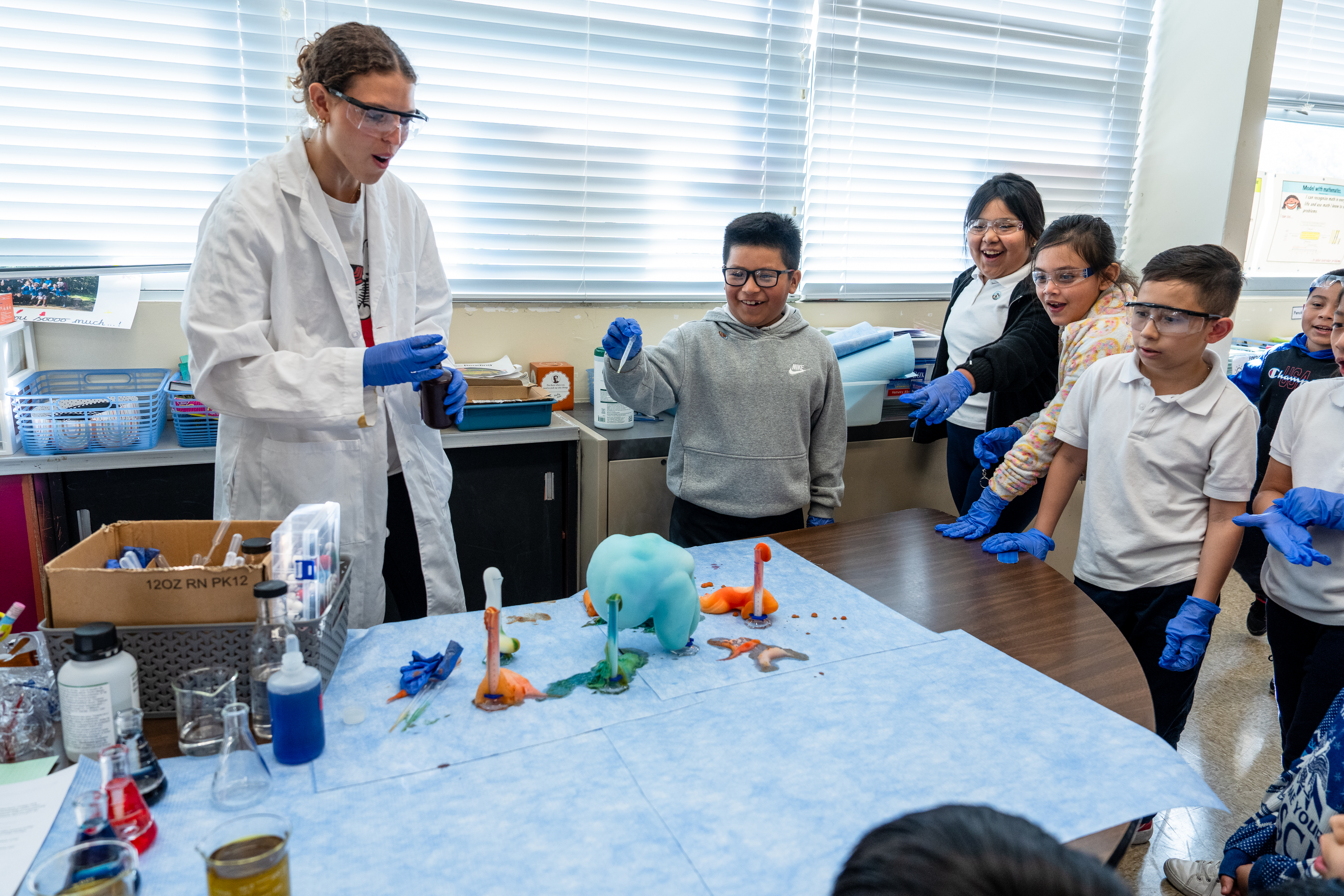 Langley Park Elementary students demo