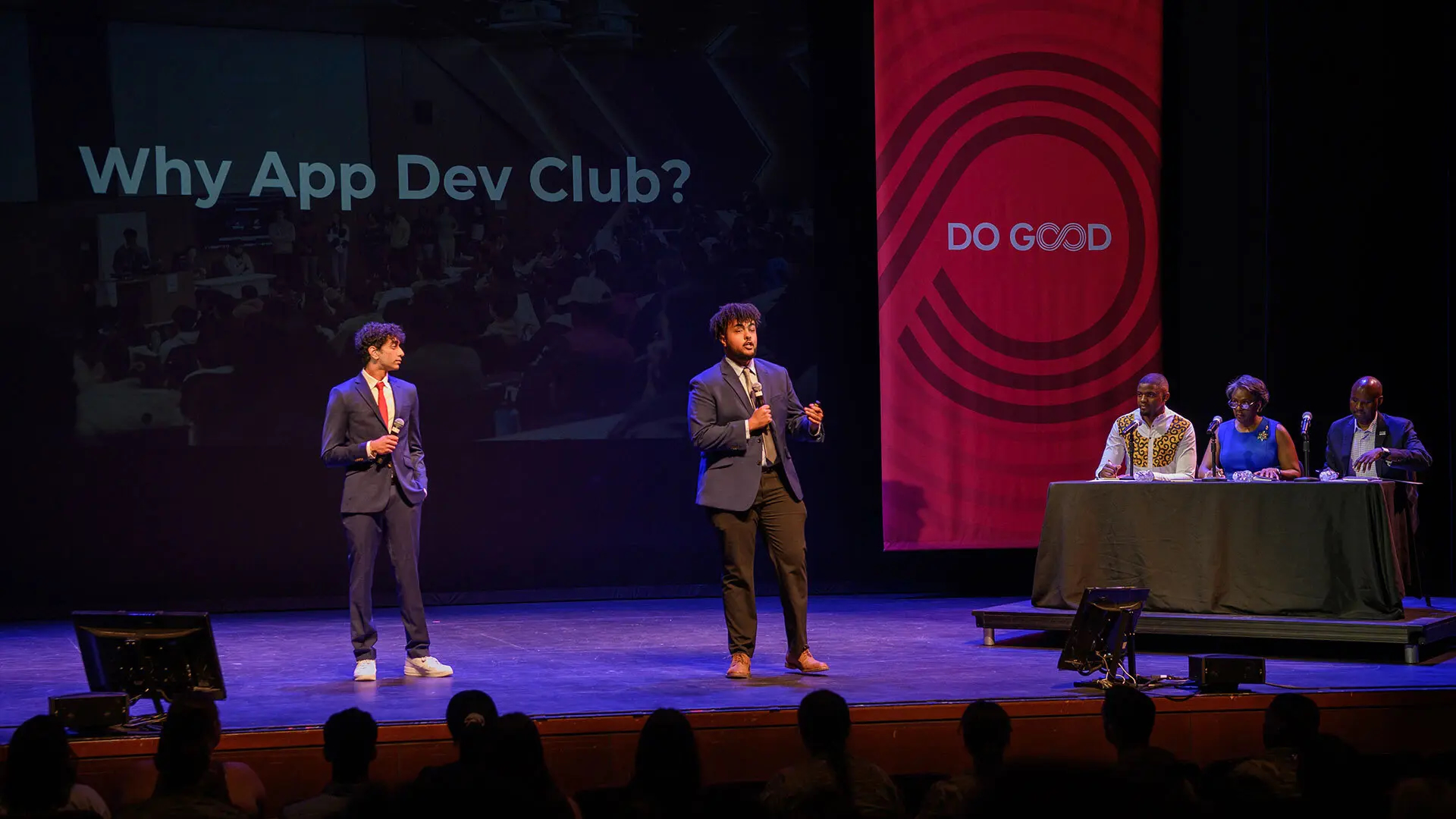 App Dev Club presentation at Do Good Challenge