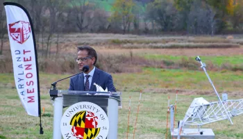 Maryland Celebrates Unveiling of its First Mesonet Tower