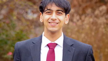 UMD Senior Dhruvak Mirani Awarded Prestigious Marshall Scholarship