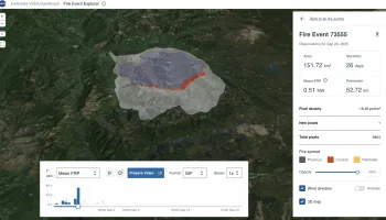 Tracking Wildfires from Space