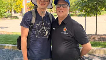 Climate Scientist Walks from NYC to DC—and Stops at UMD
