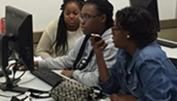 Computer Science Majors Mentor Local High Schools in the CyberPatriot Competition