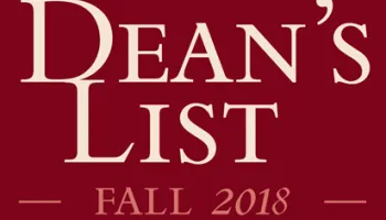 Dean's List: Fall 2018