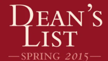 Dean's List: Spring 2015