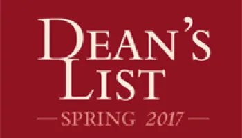 Dean's List: Spring 2017