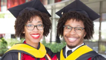 A Family Affair: Gates Twins Graduate and Move on to Doctoral Studies