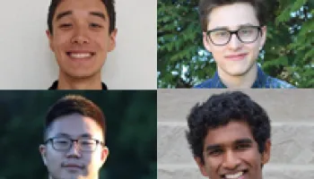 Four Science Terps Named 2020 Goldwater Scholars