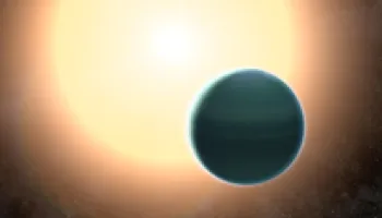 Unexpectedly Primitive Atmosphere Found Around Distant “Warm Neptune”