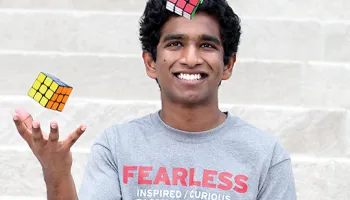 Pavan Ravindra Solves Equations - and Rubik's Cubes
