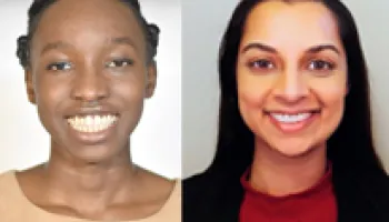 Manuella Djomaleu and Simona Patange Selected as Student Speakers for College’s May Commencement Ceremony