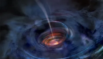 Dormant Black Hole Eats Star, Becomes X-ray Flashlight