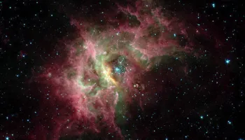 First Clear View of a Boiling Cauldron Where Stars are Born