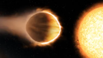 Researchers Detect Exoplanet with Glowing Water Atmosphere