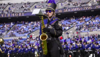 Meet the Science Terps Marching in the Baltimore Ravens’ Band
