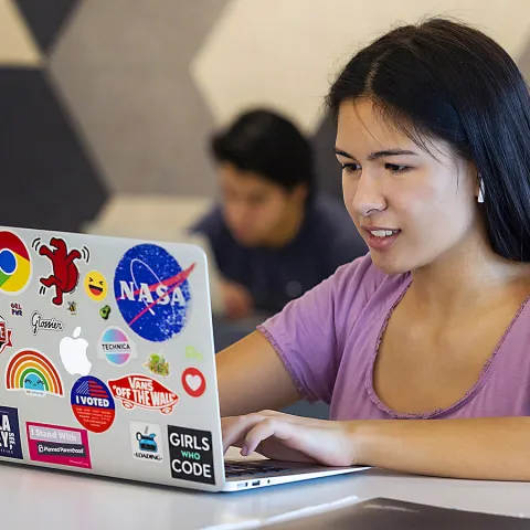 Woman on laptop