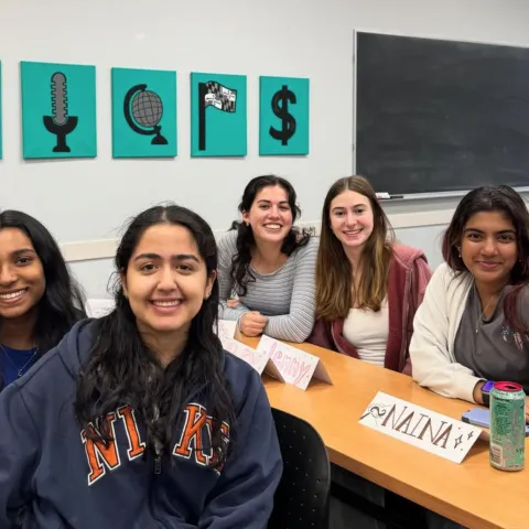 Life Sciences Scholars students