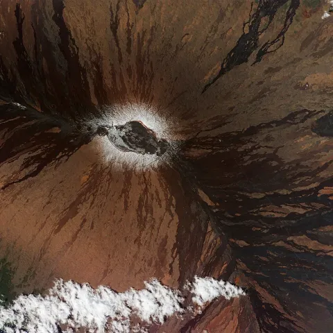 Rock deformation stock image