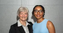 Susan Murphy and Taylynn Taylor. Credit: Mark Sherwood