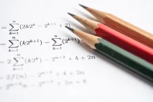 stock photo of math equations