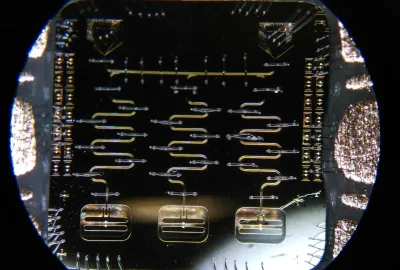 Image showing how devices are made from trapped ions or superconducting circuits