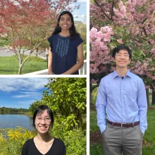 CMNS University Medal Finalists: Sriya Potluri, Tesia Shi, Jerry Yang