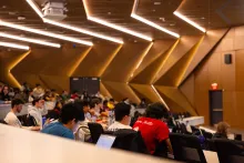Students in the Antonov Auditorium
