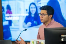 Elias Gonzalez speaking