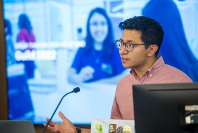 Elias Gonzalez speaking