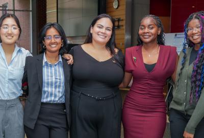 GRAD-MAP 2025 summer scholars Ridmi Madarasinghe, Alanis Alvarado and Joanna Chimalilo