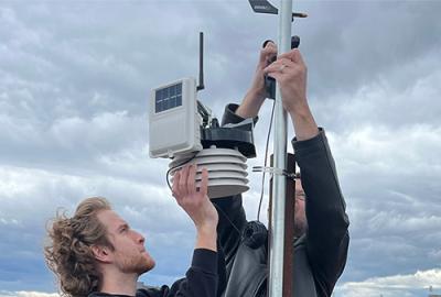 Putting up a weather station