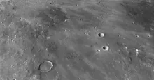 An image of the moon's Sinus Aestuum region