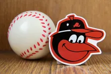 baltimore orioles stock image