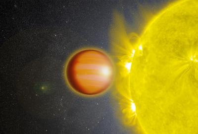 wasp 18-b artist's conception