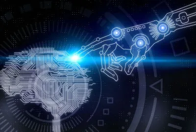 Mechanical finger touches brain