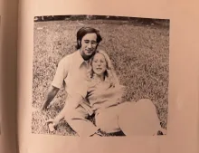 UMD alums Marc Slatkoff and Carel Hoffeditz in the 1970s.