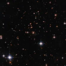A wide view of an extremely red quasar