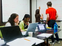 students in a classroom