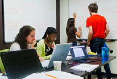 students in a classroom