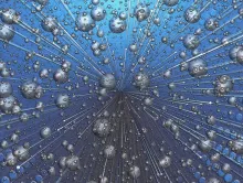 Researchers at JQI have discovered a quantum system that is a hybrid of order and chaos. (Credit: geralt/Pixabay)