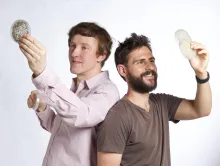 Ray and Brian with fungi cultures