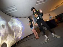 students in vr headsets