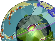 Earthquakes send sound waves through the Earth. Seismograms record the echoes as those waves travel along the core-mantle boundary, diffracting and bending around dense rock structures. New research provides the first broad view of these structures, revealing them to be much more widespread than previously known.