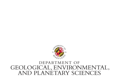 UMD Department of Geological, Environmental, and Planetary Sciences logo