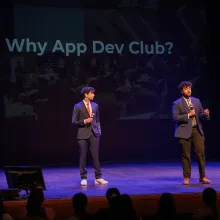 App Dev Club presentation at Do Good Challenge